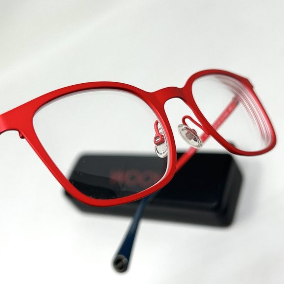 Woow Carry On 1 Eyeglasses Frame Col. 9528 AO Fluo Red Cherry 49 [] 22 140 - Picture 10 of 14